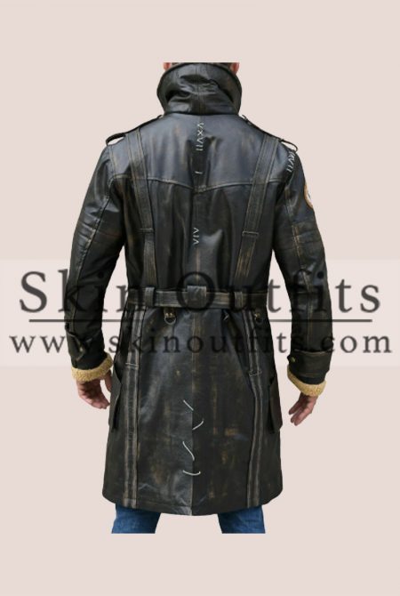 Elder Maxson Leather Coat l Fallout 4 Game Leather Coat