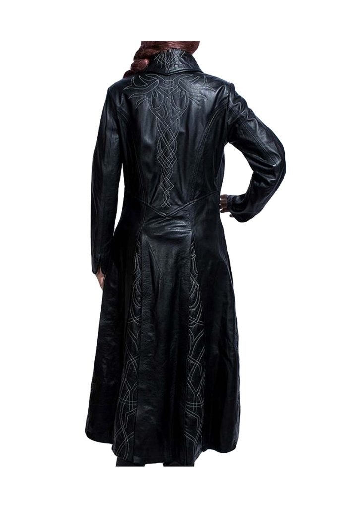 Kate Beckinsale Underworld Coat With Corset | SKINOUTFITS.COM