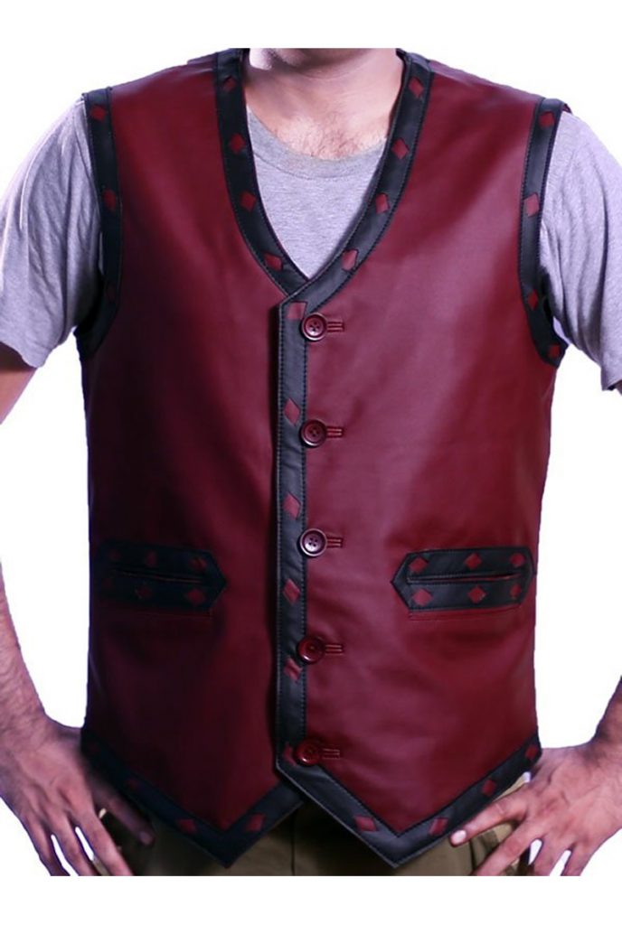The Warriors Vest Maroon Color Vest for Men