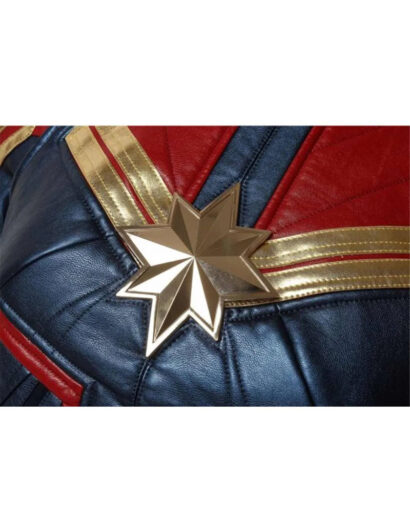 Carol Danvers Captain Marvel Leather Vest 1