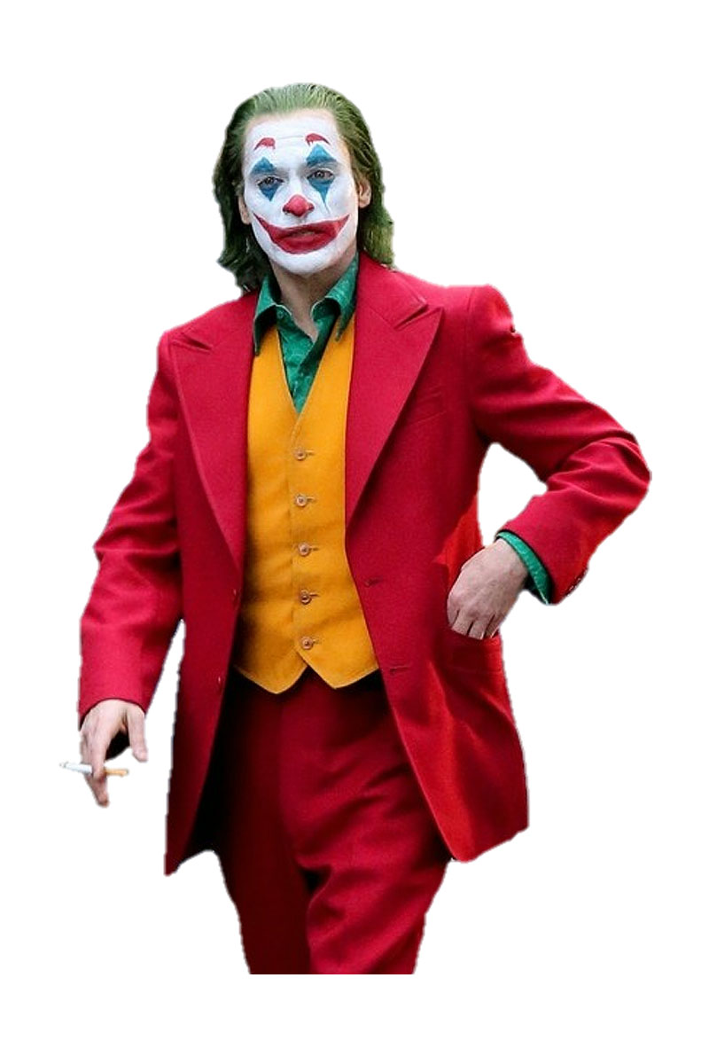 Joker Red Coat l Joaquin Phoenix Coat I Arthur Fleck Coat