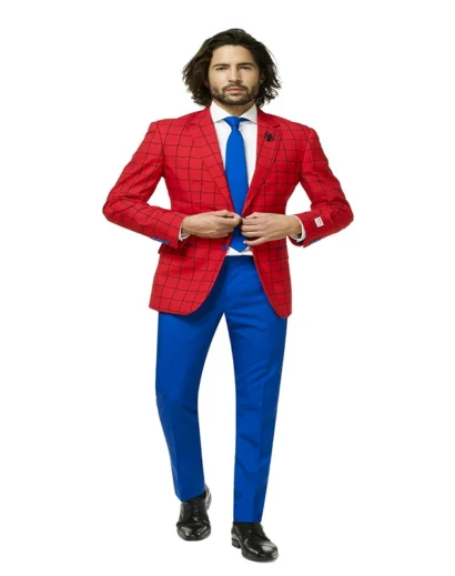 Spider Man Far From Home Red Tuxedo Suit