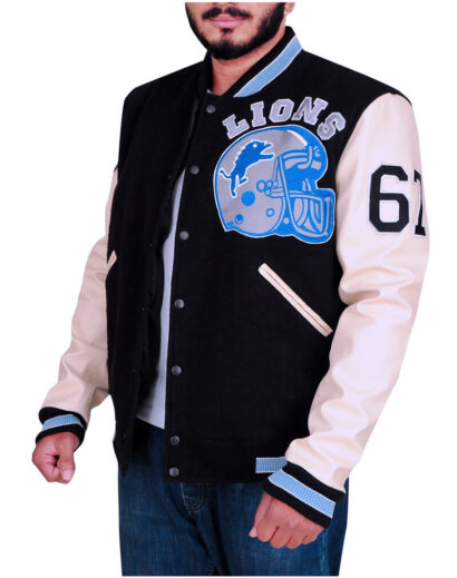 Detroit Lions Letterman Varsity Jacket 4