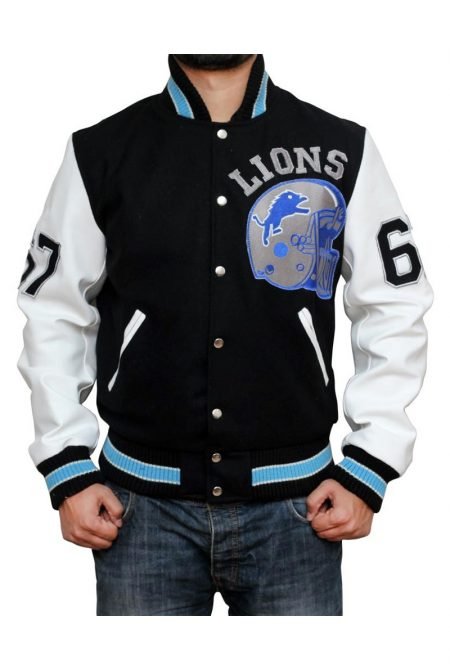 Detroit Lions Letterman Varsity Jacket | Detroit Lions Letterman Jacket