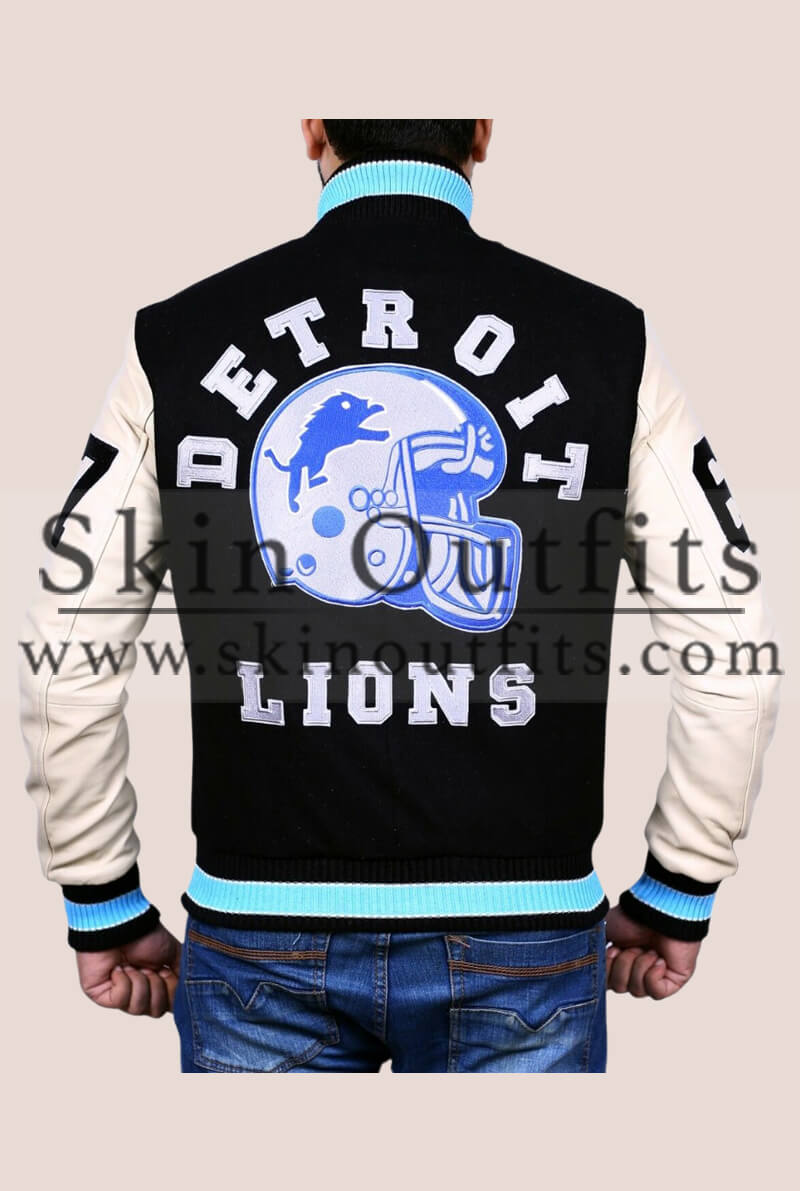Detroit Lions Letterman Varsity Jacket Detroit Lions