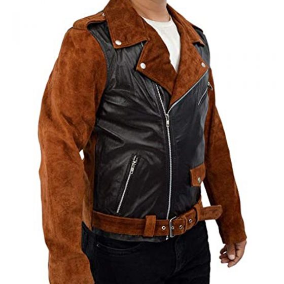 BILLY CONNOLLY’S BIKER LEATHER JACKET 4