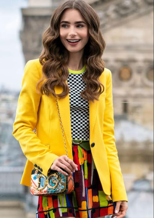 Emily In Paris Yellow Blazer Coat
