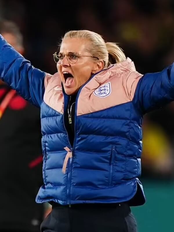 kelly smith England Lionesses Puffer Jacket
