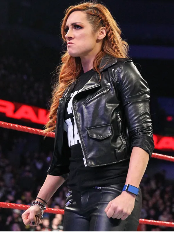 WWE Divas Becky Lynch Biker Leather Jacket