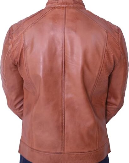 Men's Wanderer Real Brown Leather Jacket - Timeless Style