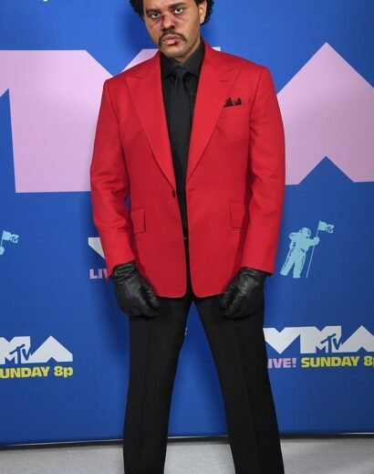 Blinding Lights The Weeknd Red Blazer Inspired by Super Bowl LV