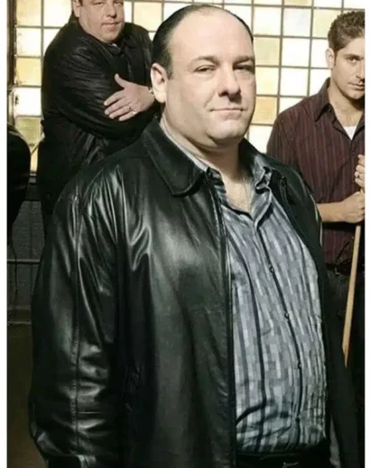 Iconic TV Style Tony Soprano’s Leather Jacket Worn by James Gandolfini