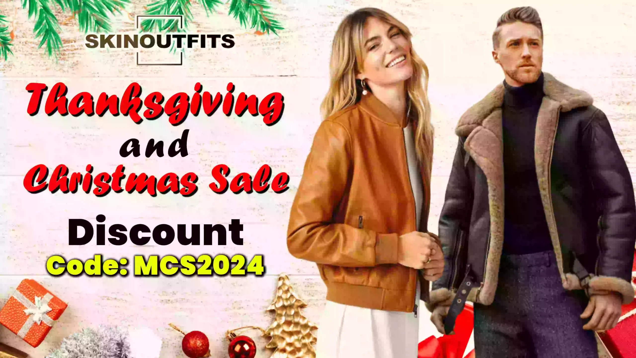 Skinoutfits Thanksgiving and christmas sale on Leather Jacket