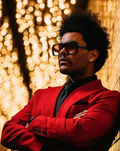 The Weeknd Blinding Lights Red Jacket - Stylish Performance Outfit