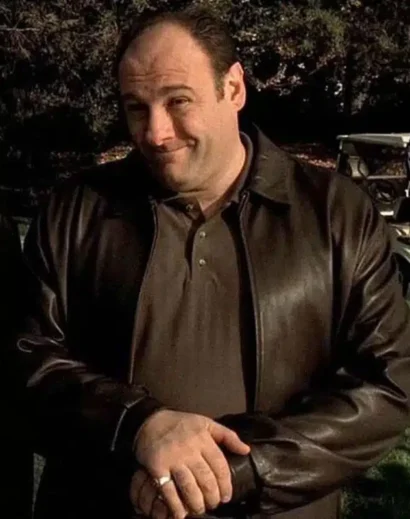 the Sopranos Tony Soprano Leather Jacket James Gandolfini’s Signature Style