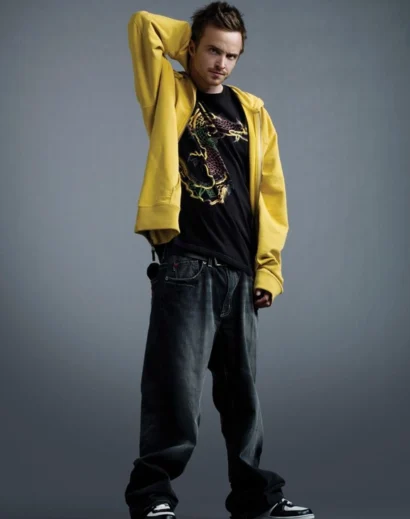 Breaking Bad Jesse Pinkman Yellow Hoodie Character Style