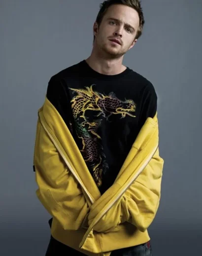 Jesse Pinkman Yellow Hoodie Costume for Fans of Breaking Bad