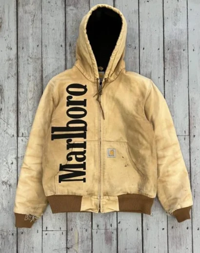 Marlboro Carhartt Jacket in Vibrant Cream