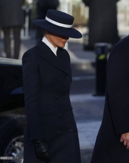 Melania Trump's Inaugural Look Custom Adam Lippes Coat