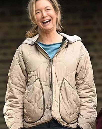 Bridget Jones Mad About the Boy 2025 Renée Zellweger Coat with Hood