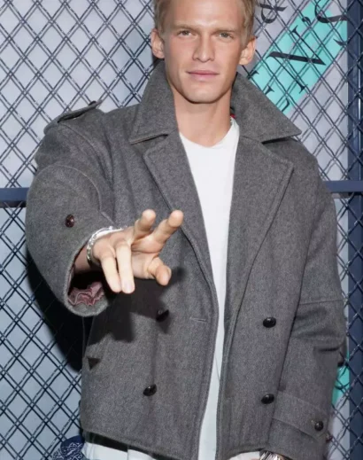 Cody Simpson Stylish Gray Coat Jacket Look 2019