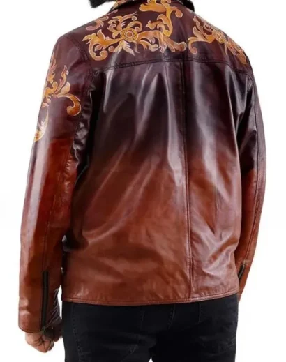 Resident Evil 4 Luis Serra Leather Jacket with Stylish Lapel Collar