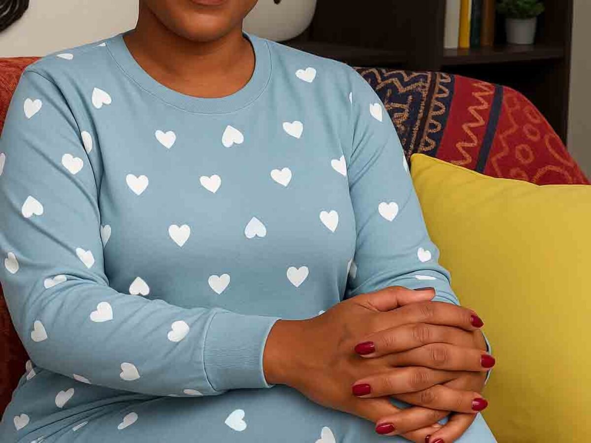 Revers Pyjama Set Voor Dames, Perzik Hart Patroon Twosie Pyjama Set Casual Katoen Lange Mouwen Tops Broek Zacht Nachtkleding Loungewear Lente Herfst Winter,Geel,L
