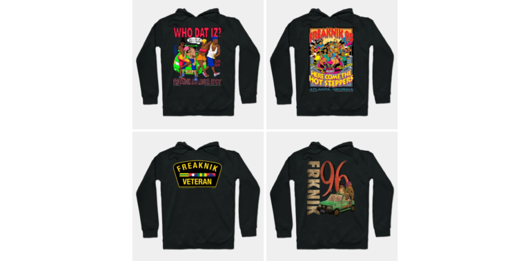 Freaknik Festival 90s Printed Crewneck Sweatshirts