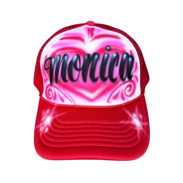 Airbrush Personalized Names and Colors Cap