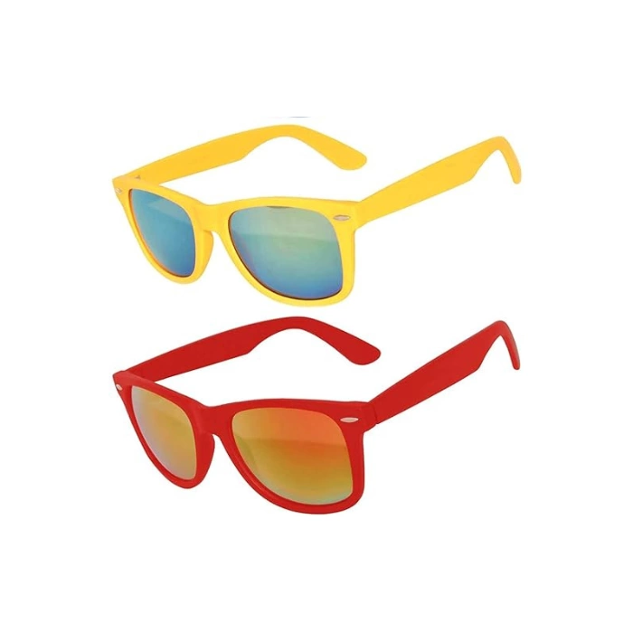 Matte Frame Retro Multicolor Sunglasses