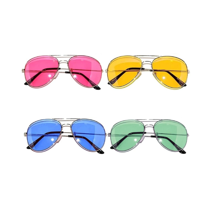 Multiple Colors Vintage Aviator Sunglasses