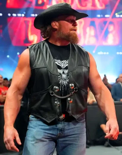 Replica Brock Lesnar leather vest inspired by WWE SummerSlam 2025