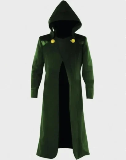 Marvel Doctor Doom Green Cotton Coat for Cosplay