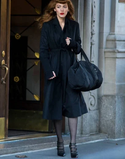 Spy thriller inspired fashion – Stephanie Patrick coat