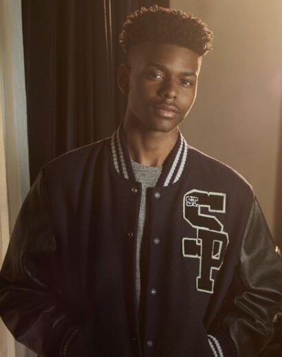 Cloak & Dagger Aubrey Joseph Black Cotton Jacket Front View
