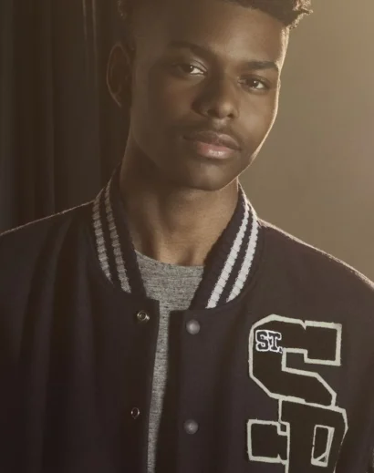 Tyrone Johnson Cloak & Dagger Black Cotton Bomber Jacket
