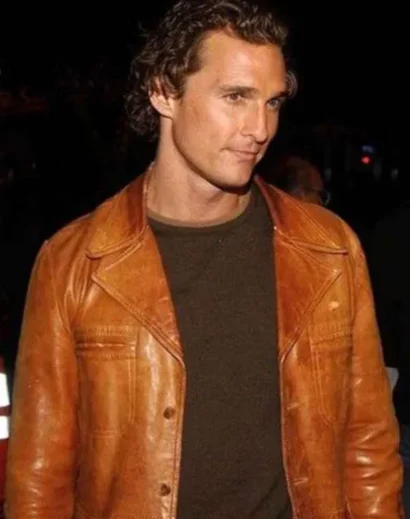 matthew-mcconaughey-stylish-brown-leather-jacket