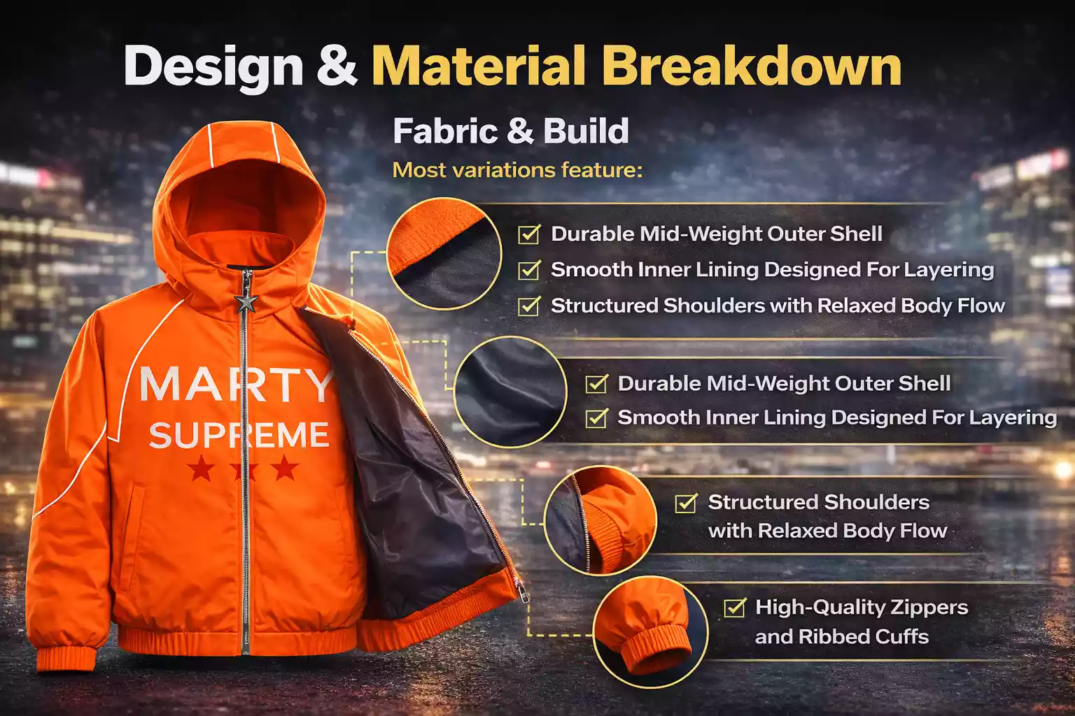 Design & Material Breakdown