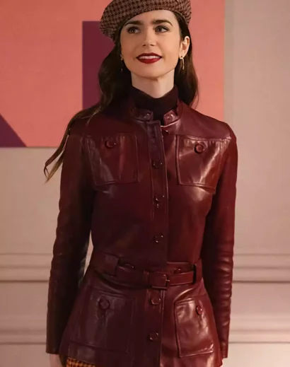lily-collins-red-jacket-emily-in-paris