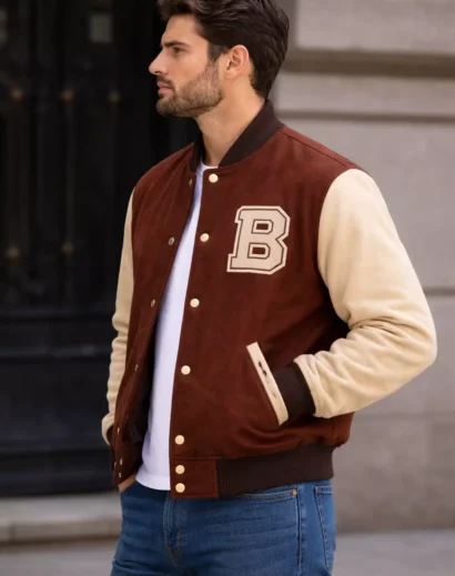 mens-brown-varsity-jacket-hotline-miami men's brown varsity jacket hotline miami letterman jacket premium quality