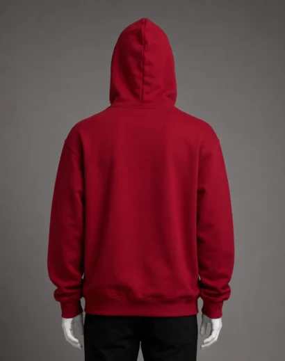 ahegao-hoodie-red-fleece-mens Ahegao Hoodie red fleece hoodie mens outdoor fashion photoshoot