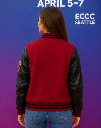 deanna-troi-jacket-back-view-star-trek-picard Back view of the Star Trek Picard S3 Deanna Troi Jacket featuring a clean varsity-style design inspired by the beloved Star Trek character.