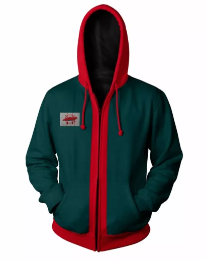 High-quality miles morales jacket suit with varsity-inspired design, combining the look of a miles morales bomber jacket and classic street style.