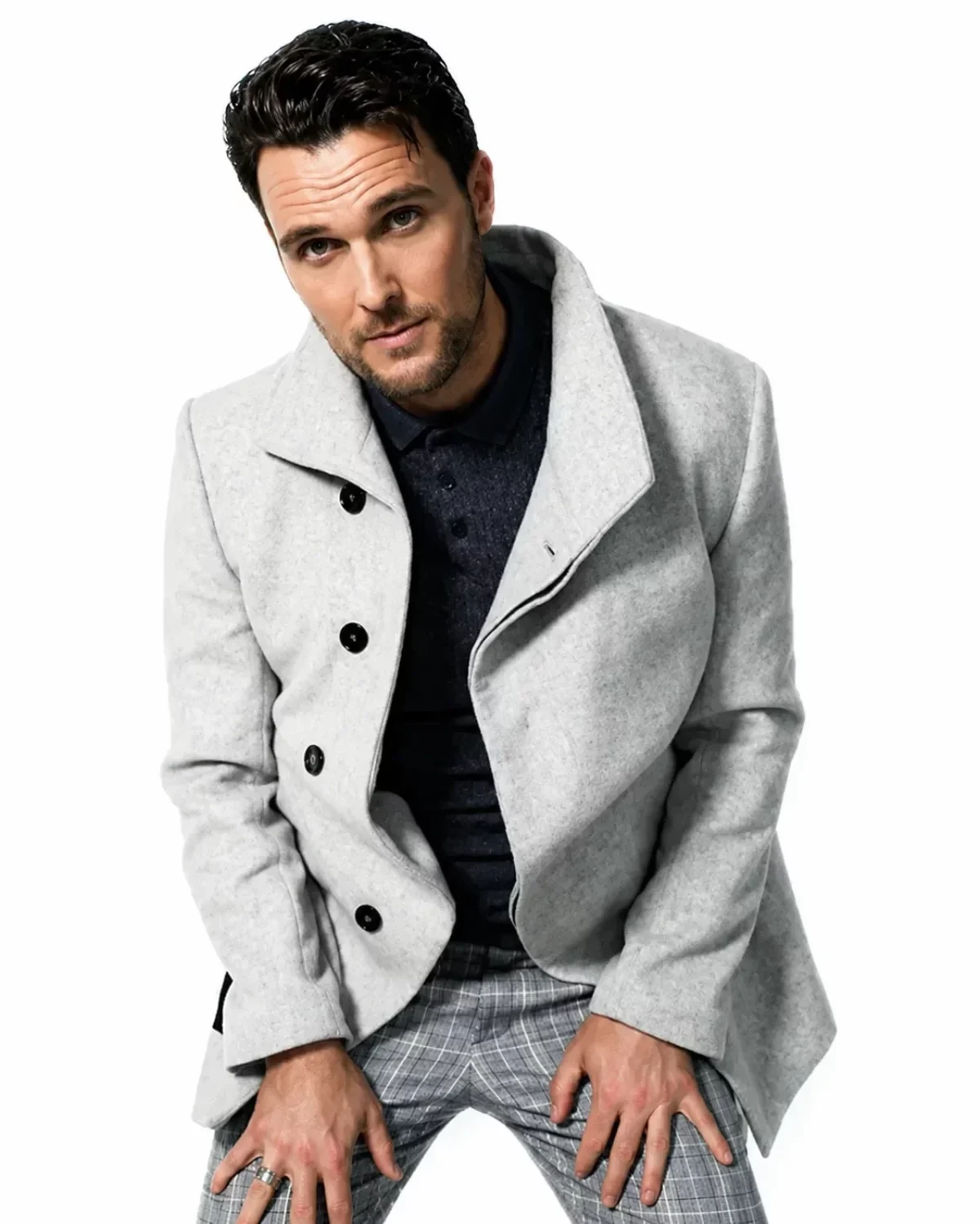 Owain Yeoman Extant Wool White Coat | Dr. Mason Coat
