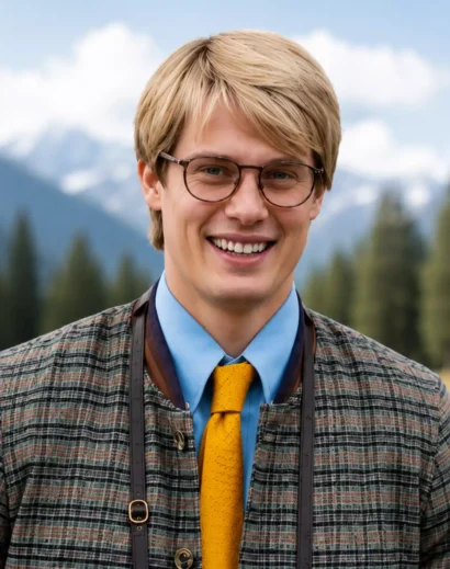 Close-up of the matthew elliott jacket the sheep detectives, displaying the premium wool texture, front zipper, and signature details of this sheep detectives jacket, an ideal winter wool jacket for men.